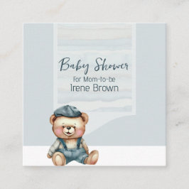 Charming Baby Showbuchkarte Begleitkarte