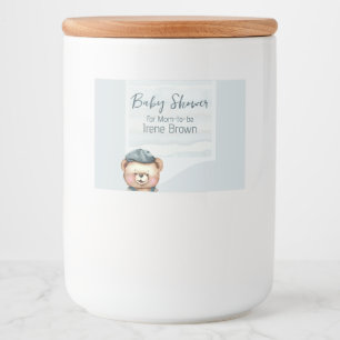 Charming-Babydusche Lebensmitteletikett
