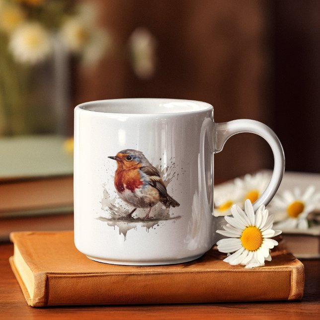 Charming Backyard Robin Kaffeetasse (Von Creator hochgeladen)