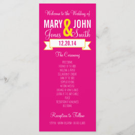 Charming-Banner-Zeremonie Programm