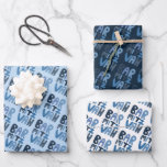 Charming Bar Mitzvah Handlettering jüdischer Blaue Geschenkpapier Set<br><div class="desc">Ich hoffe,  Sie mögen diese handgefertigte Papier Sortenpack. Karo aus meinem Shop für viel mehr Farben und Muster und lass mir wissen,  wenn du etwas angepasst haben möchtest.</div>