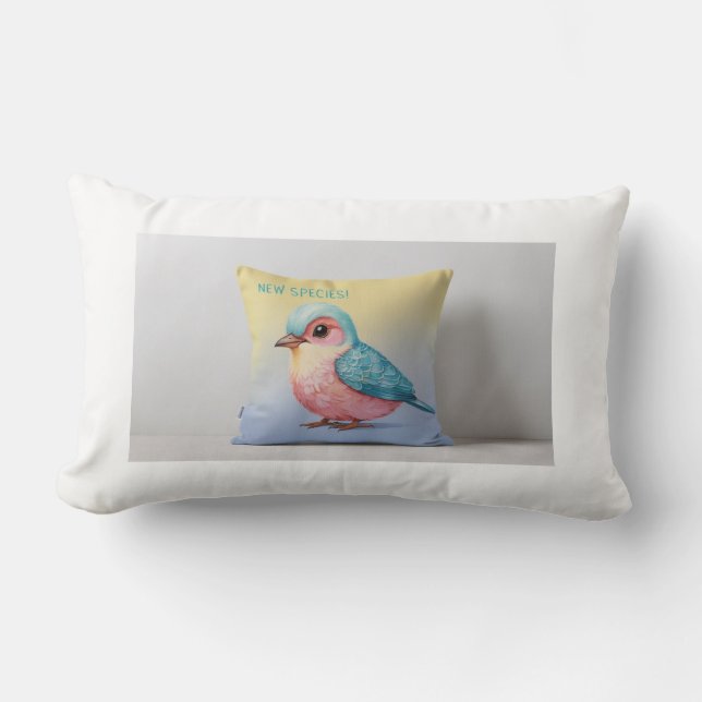"Charming Bird Design Pillows für einen Nature-Ins Lendenkissen (Vorderseite)