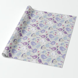 Charming Bird Pattern Geschenk Wrap_ Elegant & Nat Geschenkpapier
