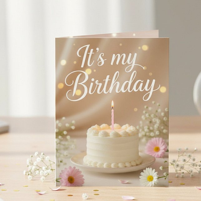 Charming Birthday Invitation Card-for all ages. Karte (Von Creator hochgeladen)