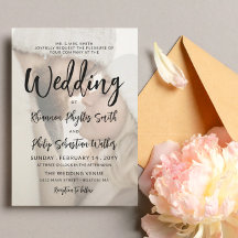 Charming Black Calligraphy Foto Wedding