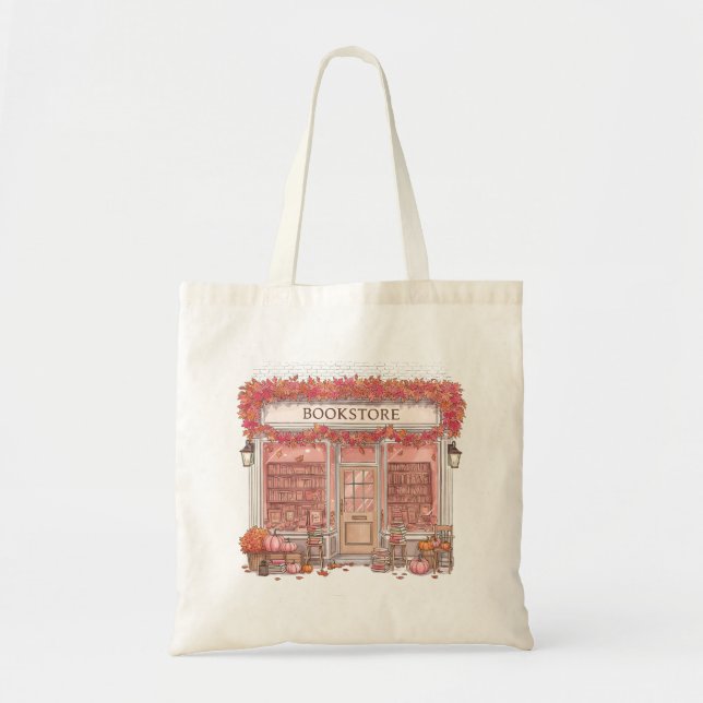 Charming Bookstore Totebag Tragetasche (Vorne)