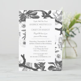 Charming Botanische Hochzeit Einladung