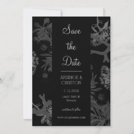 Charming Botanische Hochzeit Save The Date