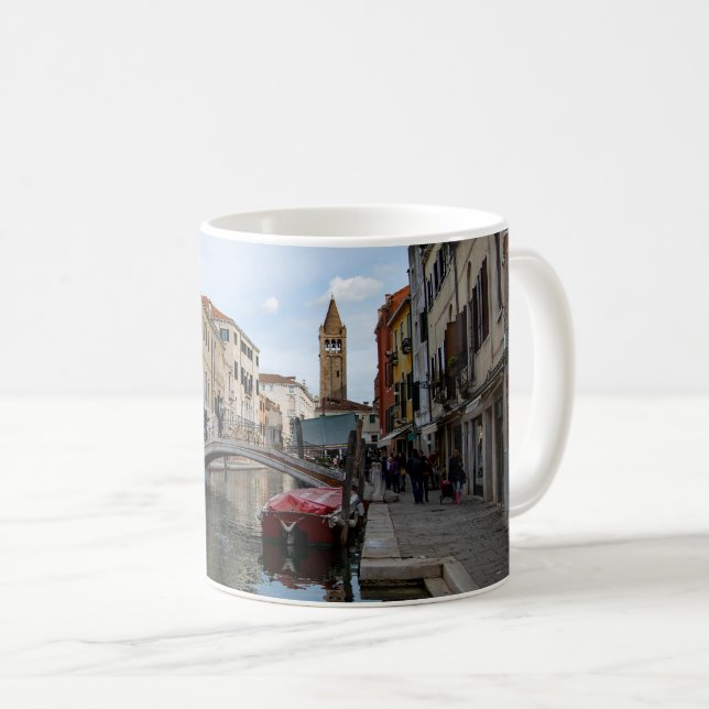 Charming Cannaregio Canal Venice Italy Kaffeetasse (VorderseiteRechts)