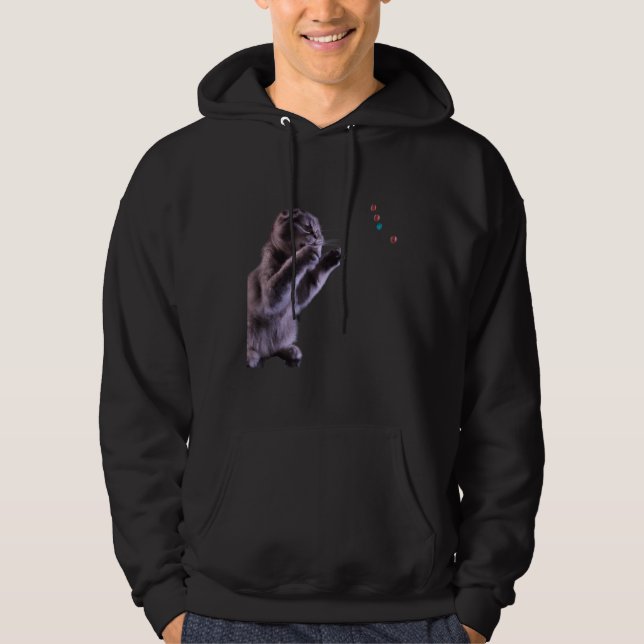 Charming cat artwork lovely kitten 1 hoodie (Vorderseite)