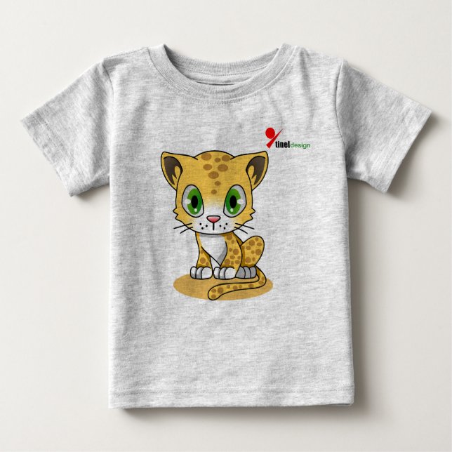 Charming Cat Baby T - Shirt (Vorderseite)
