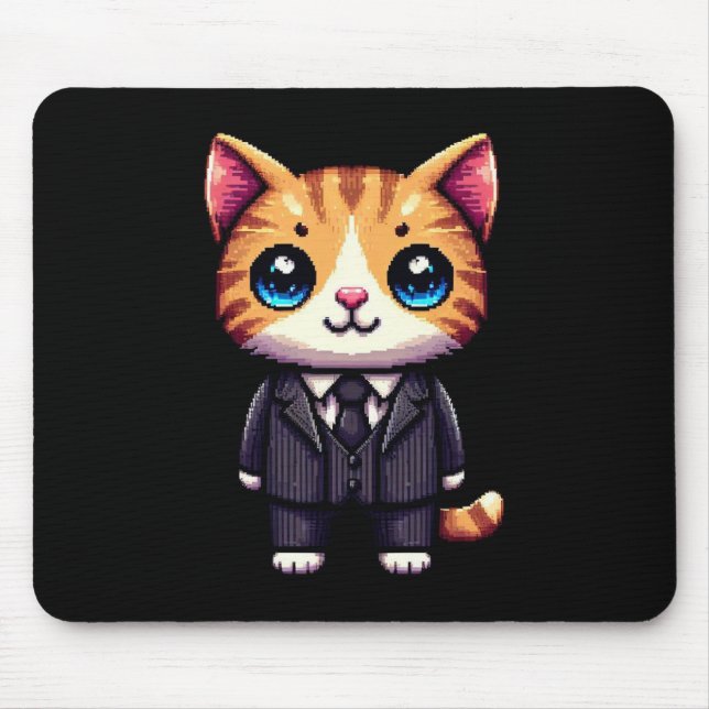 Charming Cat Führungskraft Mousepad (Vorne)