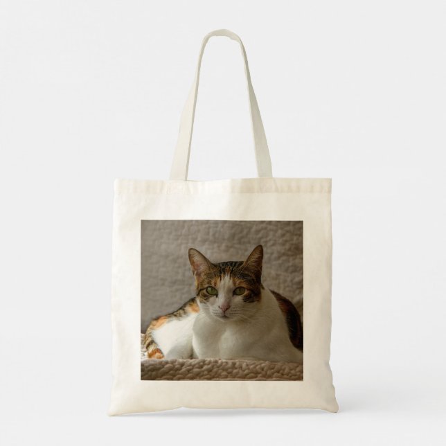 Charming Cat Picture Tote Bag Tragetasche (Rückseite)
