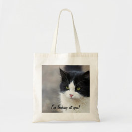 Charming Cat Picture Tote Bag Tragetasche