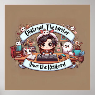 Charming Chaos: Das Wesen des Schriftstellers Poster