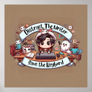 Charming Chaos: Das Wesen des Schriftstellers Poster