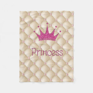 Charming Chic Pearls, Tiara, Prinzessin, Glitterie Fleecedecke