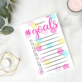 Charming Confetti zu tun Liste | INDIVIDUELLE NAME Post-it Klebezettel