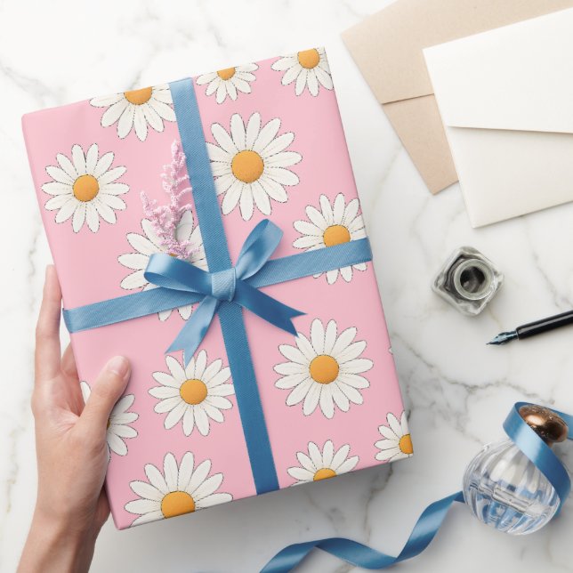 Charming Daisy Pattern - Blumengeschenk Geschenkpapier (Schenken)