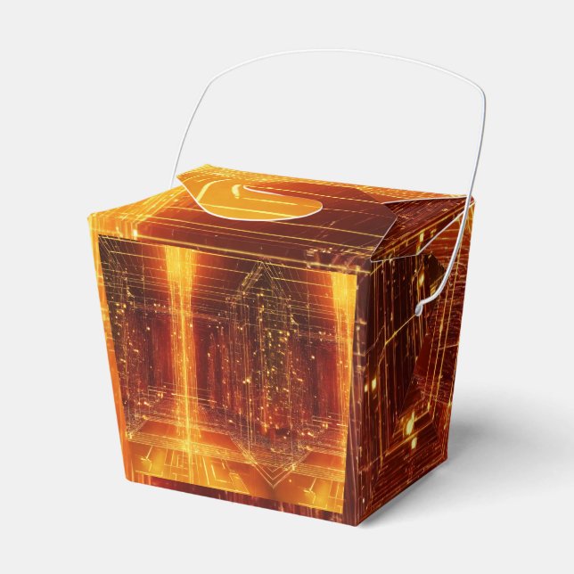 Charming Elegance: Designed Gevor Box" Geschenkschachtel (Vorderseite)