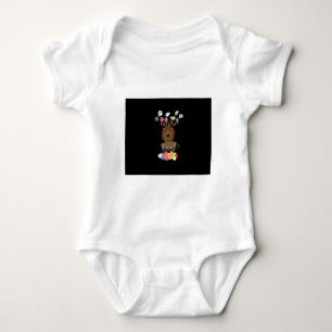 Charming "Flora and Fauna Hakuna Matata" Baby Lion Strampler