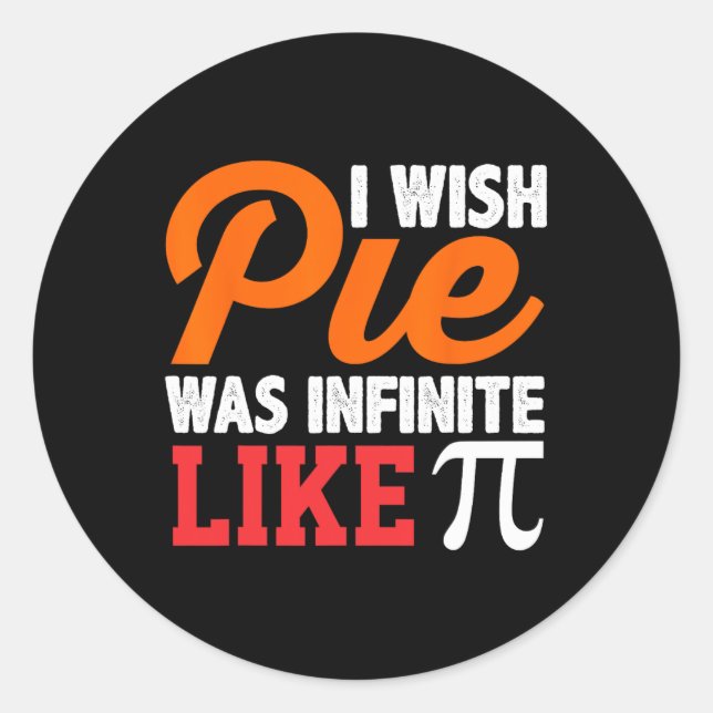 Charming Geek Pi Day Runder Aufkleber (Vorderseite)