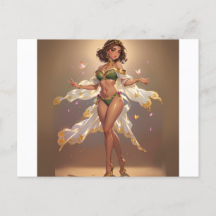 Charming Girl Postkarte