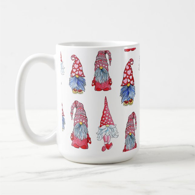 "Charming Gnome Design: Whimsical and Fun" Kaffeetasse (Links)