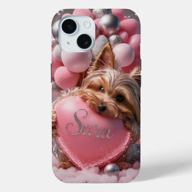 Charming Golden Yorkshire Terrier Case-Mate iPhone Hülle (Rückseite)