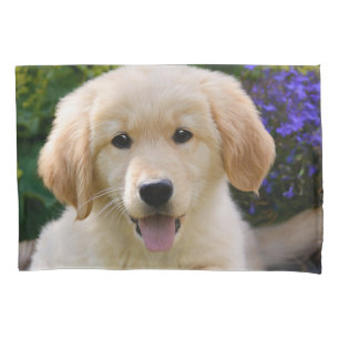 Charming Goldie Retriever Dog Welpe Kissenbedeckun Kissenbezug