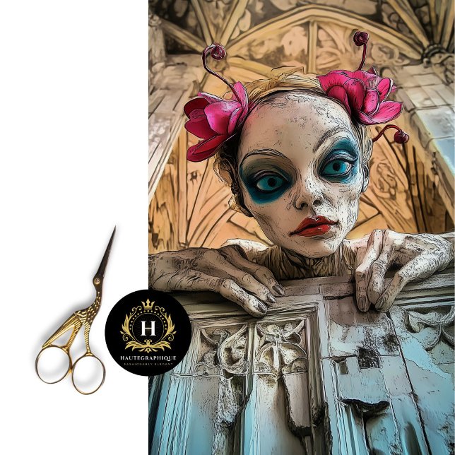 Charming Gothic Gargoyle Decoupage Seidenpapier (Von Creator hochgeladen)