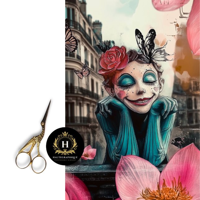 Charming Gothic Paris Gargoyle Decoupage Seidenpapier (Von Creator hochgeladen)