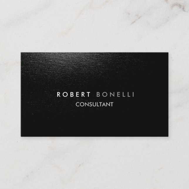 Charming Grau Muster Consultant Business Card Visitenkarte (Vorderseite)