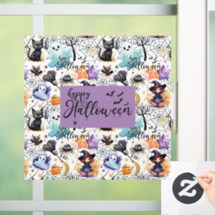 Charming Halloween-Fensterklammer Fensteraufkleber