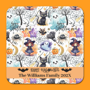 Charming Halloween Paper Untersetzer Anpassbarer N