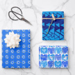 Charming Hanukkah Patterns Stars Sweaters Blue Geschenkpapier Set<br><div class="desc">Ich hoffe,  Sie mögen diese handgefertigte Papier Sortenpack. Karo aus meinem Shop für viel mehr Farben und Muster und lass mir wissen,  wenn du etwas angepasst haben möchtest.</div>