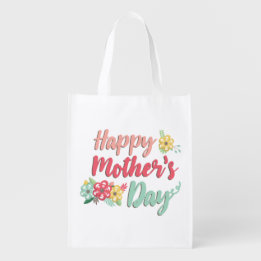 Charming Happy Mother Day Wiederverwendbare Einkaufstasche