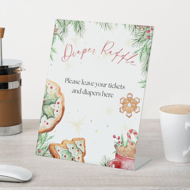 Charming Holiday Diaper Raffle Sockelschild (In SItu)