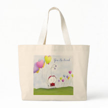 Charming Ladybug mit farbenfrohen Herzballons