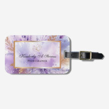 Charming Lavender Gepäckmarke