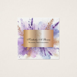 Charming Lavender II Square 2,5" x 2,5" Buskarte