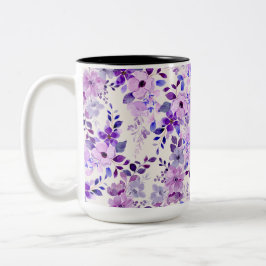 Charming Lila botanisch Zweifarbige Tasse