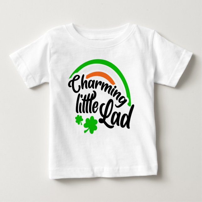 Charming Little Lad Baby Boy T - Shirt (Vorderseite)