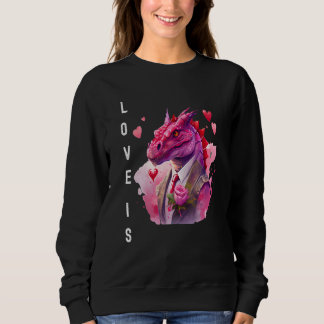 Charming Love is With Heart Animal Valentine's day Sweatshirt
