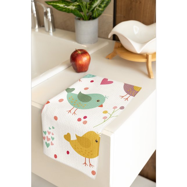 Charming Lovebirds Geschirrtuch (Von Creator hochgeladen)