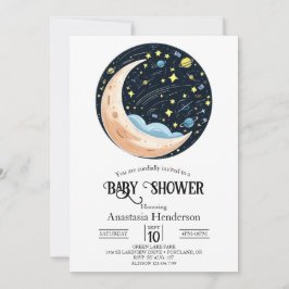 Charming Lovely Stars Baby Dusche Einladung
