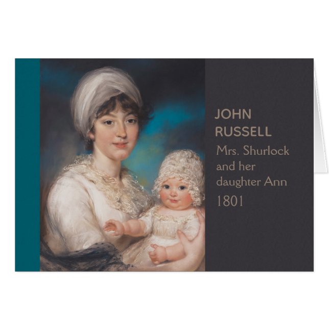 Charming Mutter Babyportrait John Russell CC0972 (Vorderseite (Horizontal))