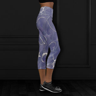 Charming Mystique Silver Moon   Stars Sun Amulet Capri Leggings