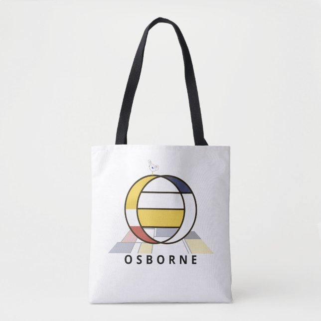 Charming Neoplasticism Style Monogram. Buchstabe O (Vorderseite)
