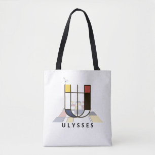 Charming Neoplasticism Style Monogram. Buchstabe U